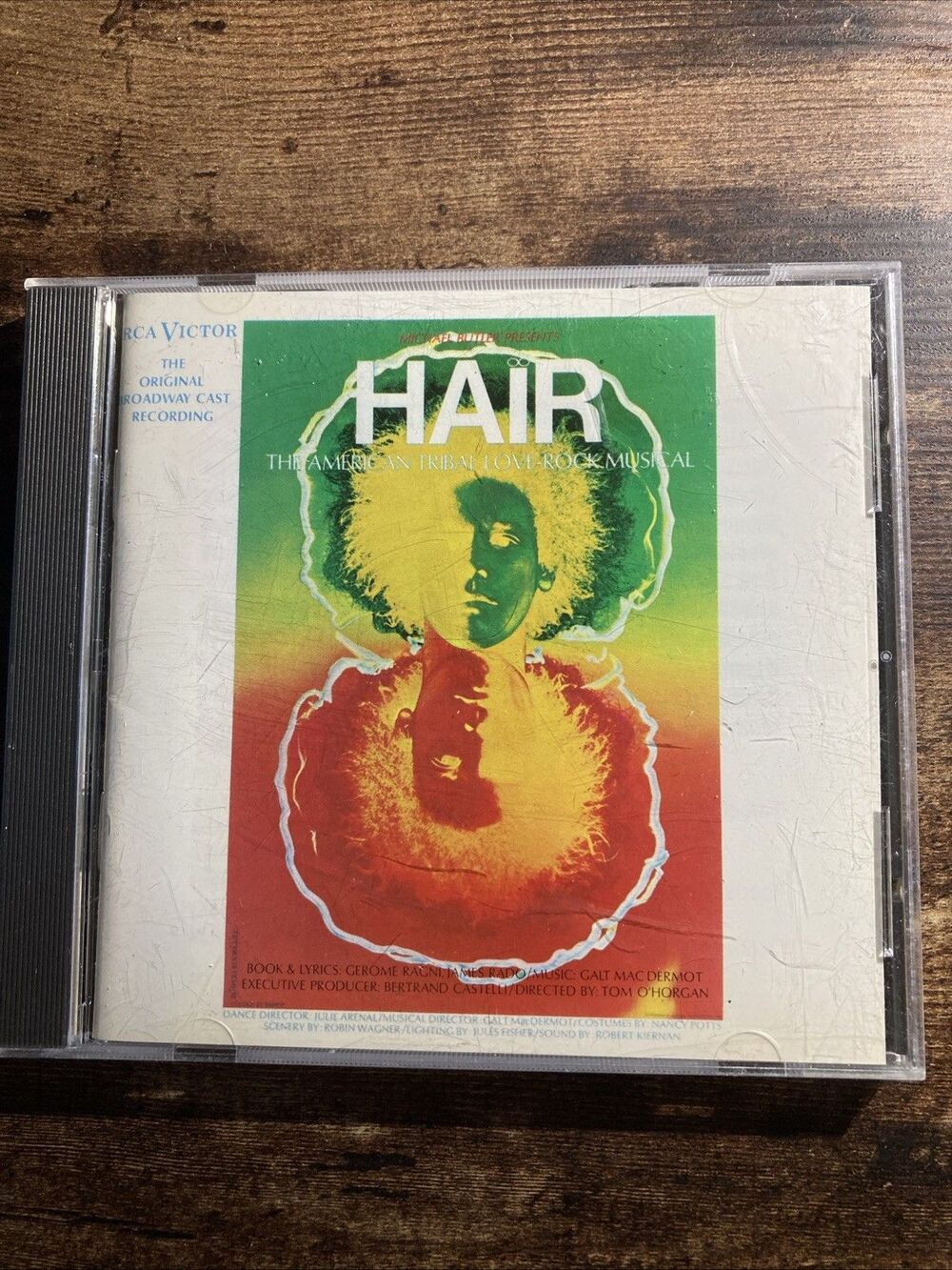 Hair Original Broadway Cast Recording CD 1968 Musical Soundtrack Aquarius